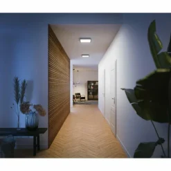 Plafonnier Philips Hue Aurelle LED Noir, Blanc, 1 lumière
