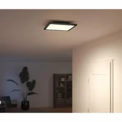 Plafonnier Philips Hue Aurelle LED Noir, Blanc, 1 lumière