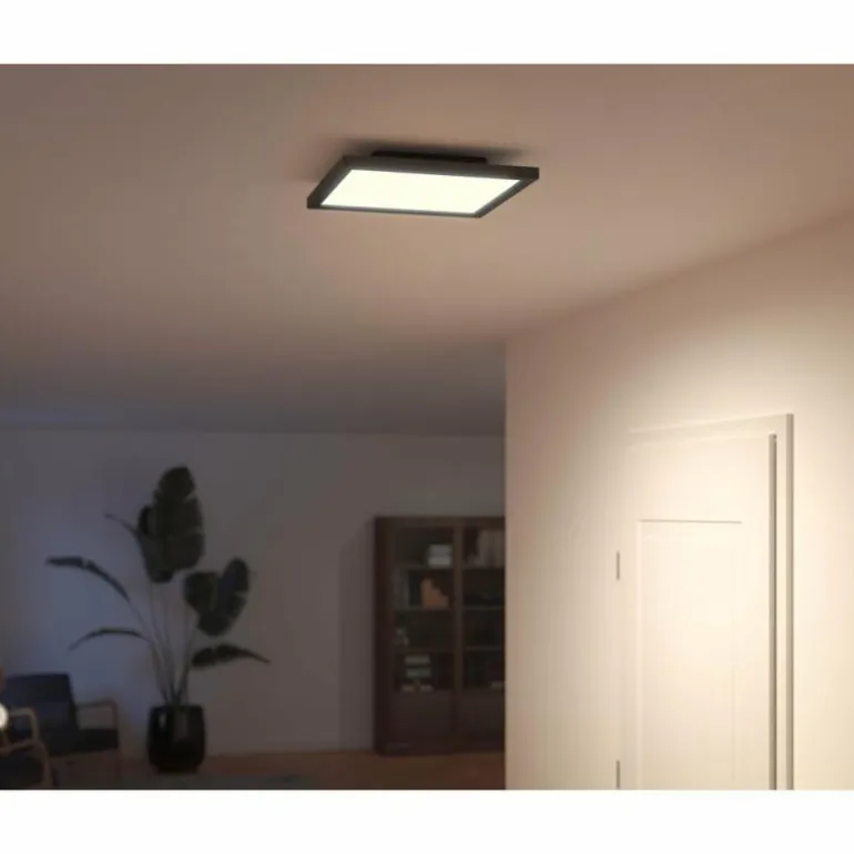 Plafonnier Philips Hue Aurelle LED Noir, Blanc, 1 lumière