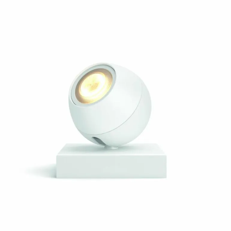 Plafonnier Philips Hue Buckram LED Blanc, 1 lumière