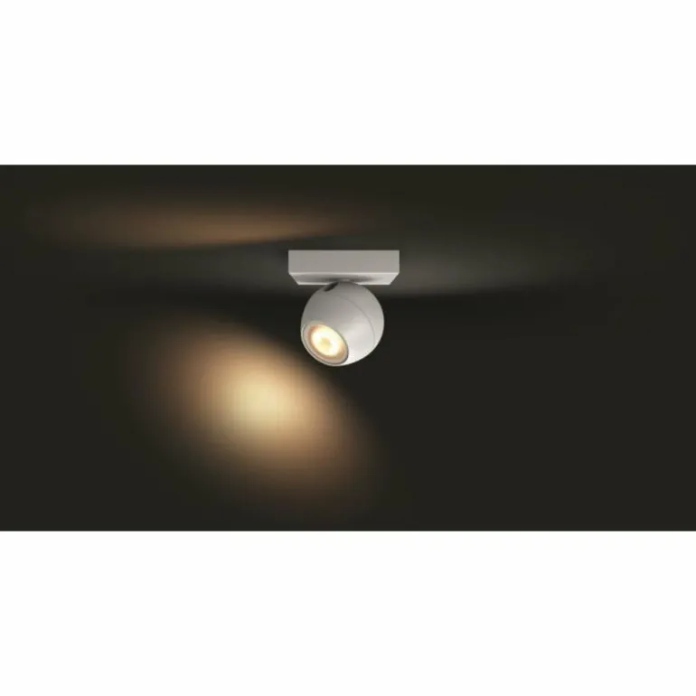 Plafonnier Philips Hue Buckram LED Blanc, 1 lumière