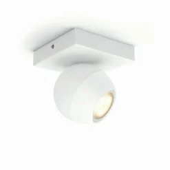Plafonnier Philips Hue Buckram LED Blanc, 1 lumière, Télécommandes