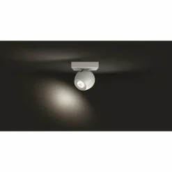 Plafonnier Philips Hue Buckram LED Blanc, 1 lumière, Télécommandes