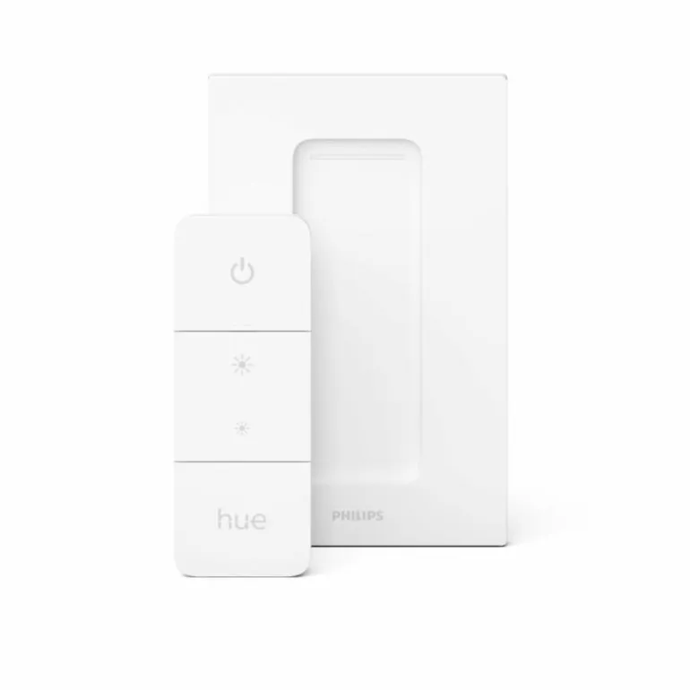 Plafonnier Philips Hue Buckram LED Noir, 4 lumières, Télécommandes