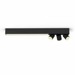 Plafonnier Philips HUE Centris LED Noir, 3 lumières, Changeur de couleurs