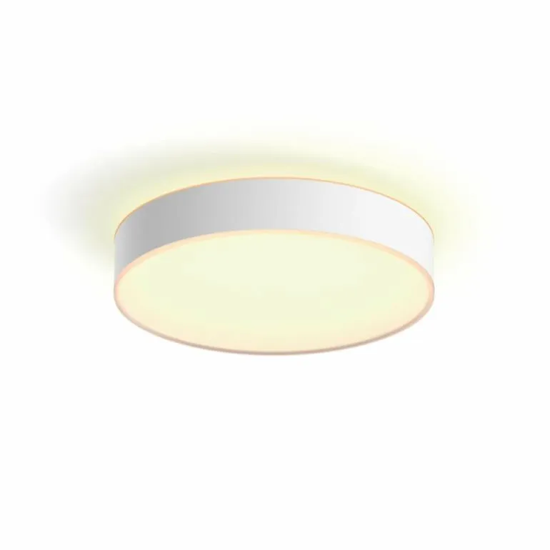 Plafonnier Philips Hue Devere LED Blanc, 1 lumière, Télécommandes