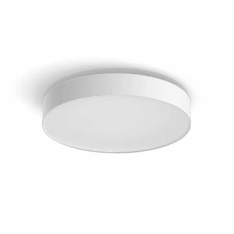Plafonnier Philips Hue Enrave LED Blanc, 1 lumière, Télécommandes