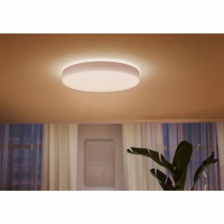 Plafonnier Philips Hue Enrave LED Blanc, 1 lumière, Télécommandes