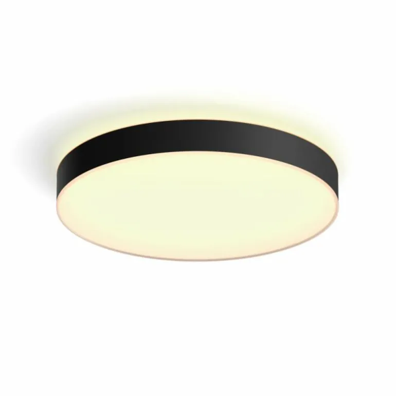 Plafonnier Philips Hue Enrave LED Noir, 1 lumière, Télécommandes
