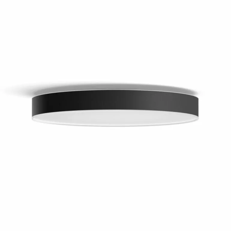 Plafonnier Philips Hue Enrave LED Noir, 1 lumière, Télécommandes