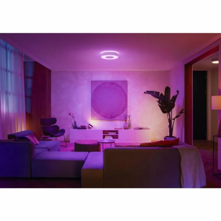 Plafonnier Philips Hue Infuse LED Blanc, 1 lumière, Changeur de couleurs