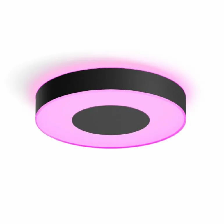 Plafonnier Philips Hue Infuse LED Noir, 1 lumière, Changeur de couleurs