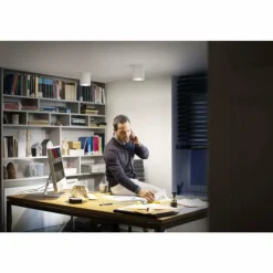 Plafonnier Philips Hue Pillar LED Blanc, 1 lumière