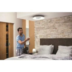 Plafonnier Philips Hue Still LED Noir, 1 lumière, Télécommandes