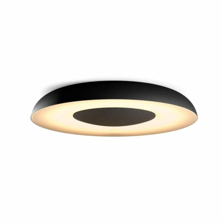Plafonnier Philips Hue Still LED Noir, 1 lumière, Télécommandes