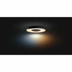 Plafonnier Philips Hue Still LED Noir, 1 lumière, Télécommandes