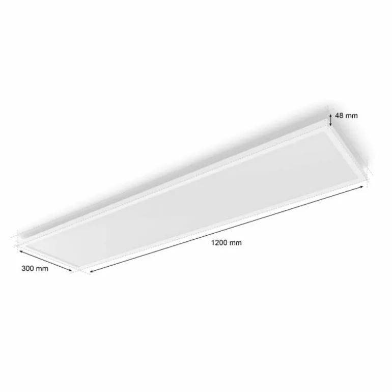 Plafonnier Philips Hue Surimu LED Blanc, 1 lumière, Changeur de couleurs