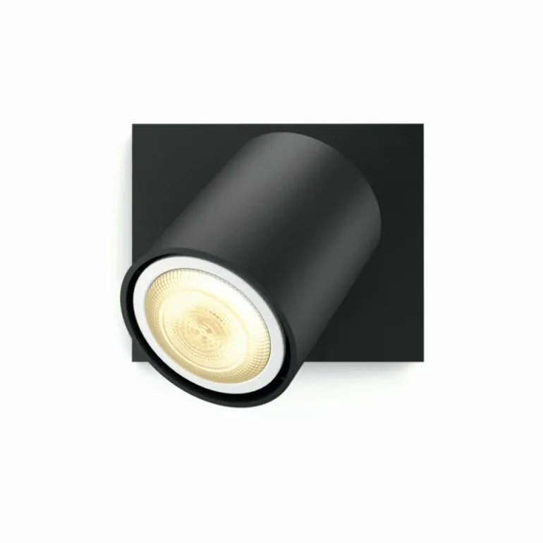 Plafonnier Philips Hue White Ambiance Runner LED Noir, 1 lumière, Télécommandes