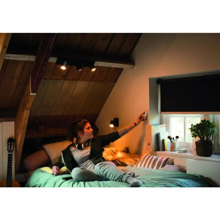 Luminaires Philips Spots Et Projecteurs|Plafonnier Philips Kosipo Noir, 3 lumières