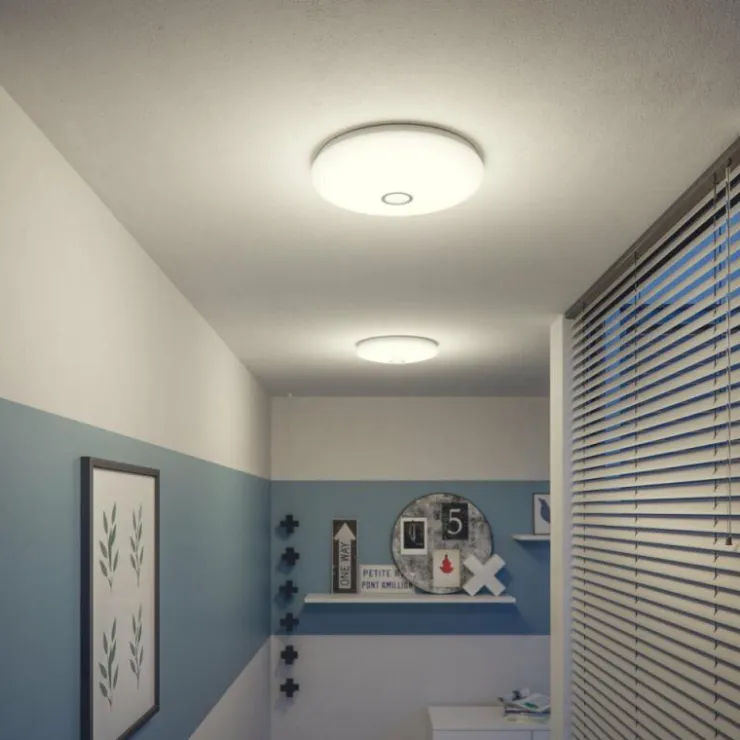 Luminaires Philips Éclairage Led|Plafonnier Philips Mauve LED Blanc, 1 lumière, Détecteur de mouvement