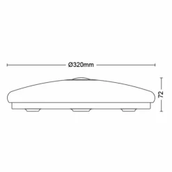 Luminaires Philips Éclairage Led|Plafonnier Philips Mauve LED Blanc, 1 lumière, Détecteur de mouvement