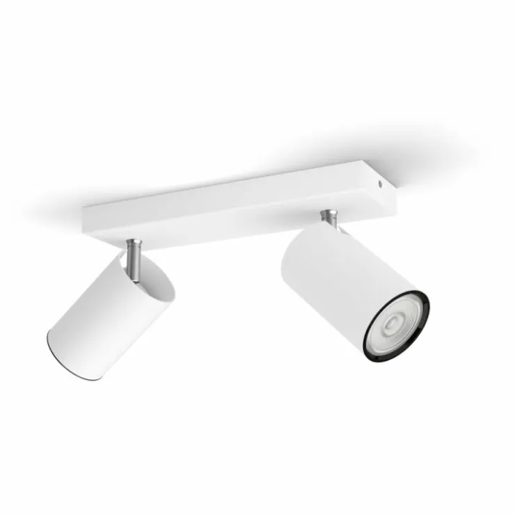 Luminaires Philips Spots Et Projecteurs|Plafonnier Philips myLiving Kosipo Blanc, 2 lumières