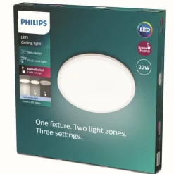 Luminaires Philips Éclairage Led|Plafonnier Philips Ozziet LED Blanc, 1 lumière