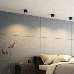 Luminaires Philips Downlights|Plafonnier Philips Phase LED Noir, 1 lumière
