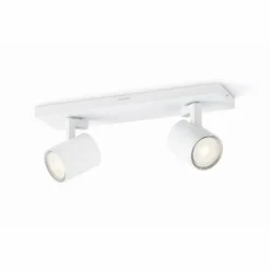 Luminaires Philips Éclairage Led|Plafonnier Philips Runner LED Blanc, 2 lumières