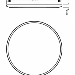 Luminaires Philips Éclairage Led|Plafonnier Philips Superslim CL550 LED Blanc, 1 lumière