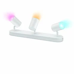 Plafonnier Philips WiZ IMAGEO LED Blanc, 3 lumières, Changeur de couleurs
