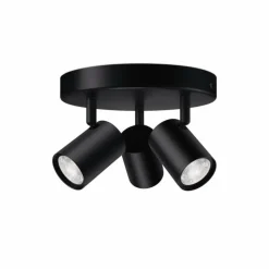 Plafonnier Philips WiZ IMAGEO LED Noir, 3 lumières, Changeur de couleurs