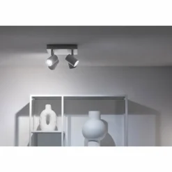 Plafonnier Philips WiZ IMAGEO LED Blanc, 4 lumières, Changeur de couleurs