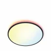Plafonnier Philips WiZ Rune LED Noir, Blanc, 1 lumière, Changeur de couleurs