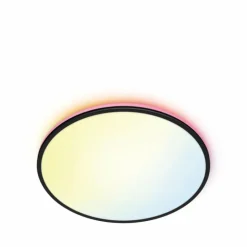 Plafonnier Philips WiZ Rune LED Noir, Blanc, 1 lumière, Changeur de couleurs
