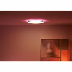 Plafonnier Philips WiZ Rune LED Noir, Blanc, 1 lumière, Changeur de couleurs