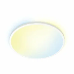 Plafonnier Philips WiZ SuperSlim LED Blanc, 1 lumière
