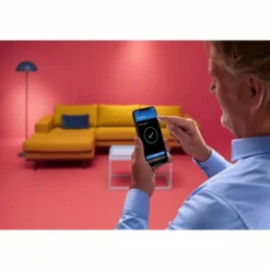 Plafonnier Philips WiZ SuperSlim LED Blanc, 1 lumière, Changeur de couleurs