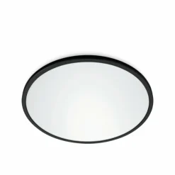Plafonnier Philips WiZ SuperSlim LED Noir, 1 lumière