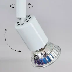 hofstein Éclairage Led|Plafonnier Planes LED Blanc, 2 lumières