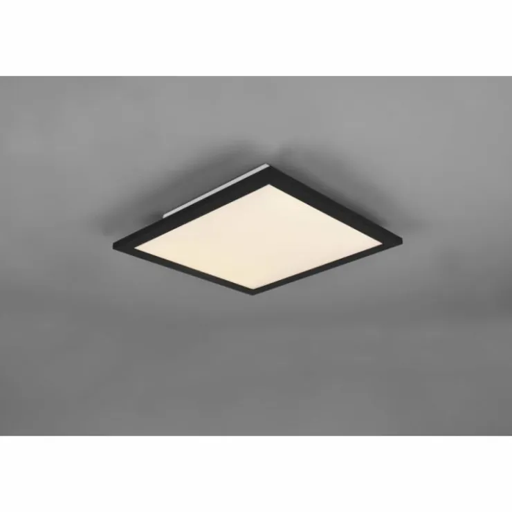 Luminaires Reality Éclairage Led|Plafonnier Reality Alpha LED Noir, 1 lumière