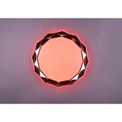 Plafonnier Reality Ando LED Chrome, 1 lumière, Télécommandes
