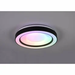Luminaires Reality Éclairage Led|Plafonnier Reality Arco LED Noir, 1 lumière, Télécommandes, Changeur de couleurs