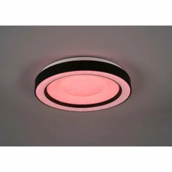 Luminaires Reality Éclairage Led|Plafonnier Reality Arco LED Noir, 1 lumière, Télécommandes, Changeur de couleurs