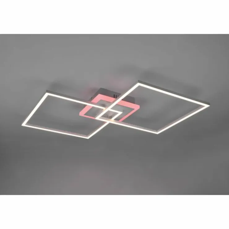 Luminaires Reality Éclairage Led|Plafonnier Reality Arribo LED Titane, 3 lumières, Télécommandes, Changeur de couleurs