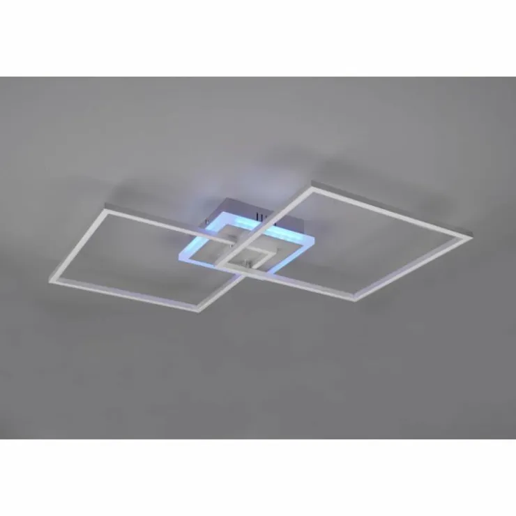 Luminaires Reality Éclairage Led|Plafonnier Reality Arribo LED Titane, 3 lumières, Télécommandes, Changeur de couleurs