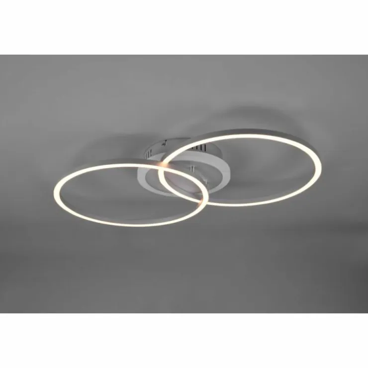 Luminaires Reality Éclairage Led|Plafonnier Reality Arribo LED Titane, 3 lumières, Télécommandes, Changeur de couleurs