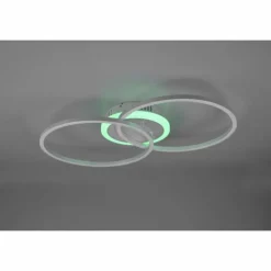 Luminaires Reality Éclairage Led|Plafonnier Reality Arribo LED Titane, 3 lumières, Télécommandes, Changeur de couleurs