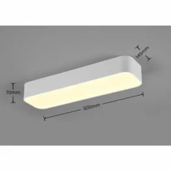Luminaires Reality Éclairage Led|Plafonnier Reality Asterion LED Blanc, 1 lumière, Télécommandes