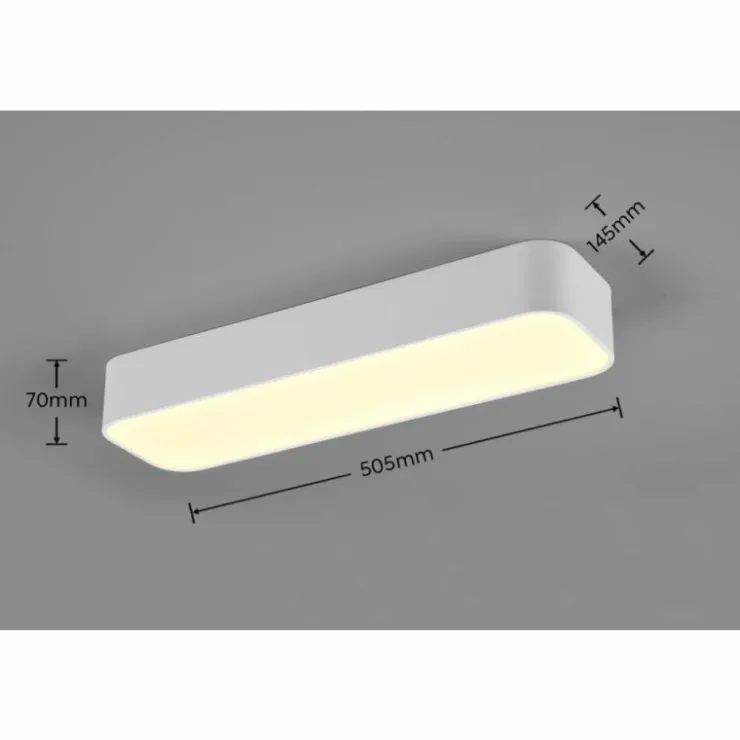 Luminaires Reality Éclairage Led|Plafonnier Reality Asterion LED Blanc, 1 lumière, Télécommandes
